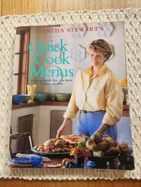 Vintage Martha Stewart Quick Cook Menus Cookbook